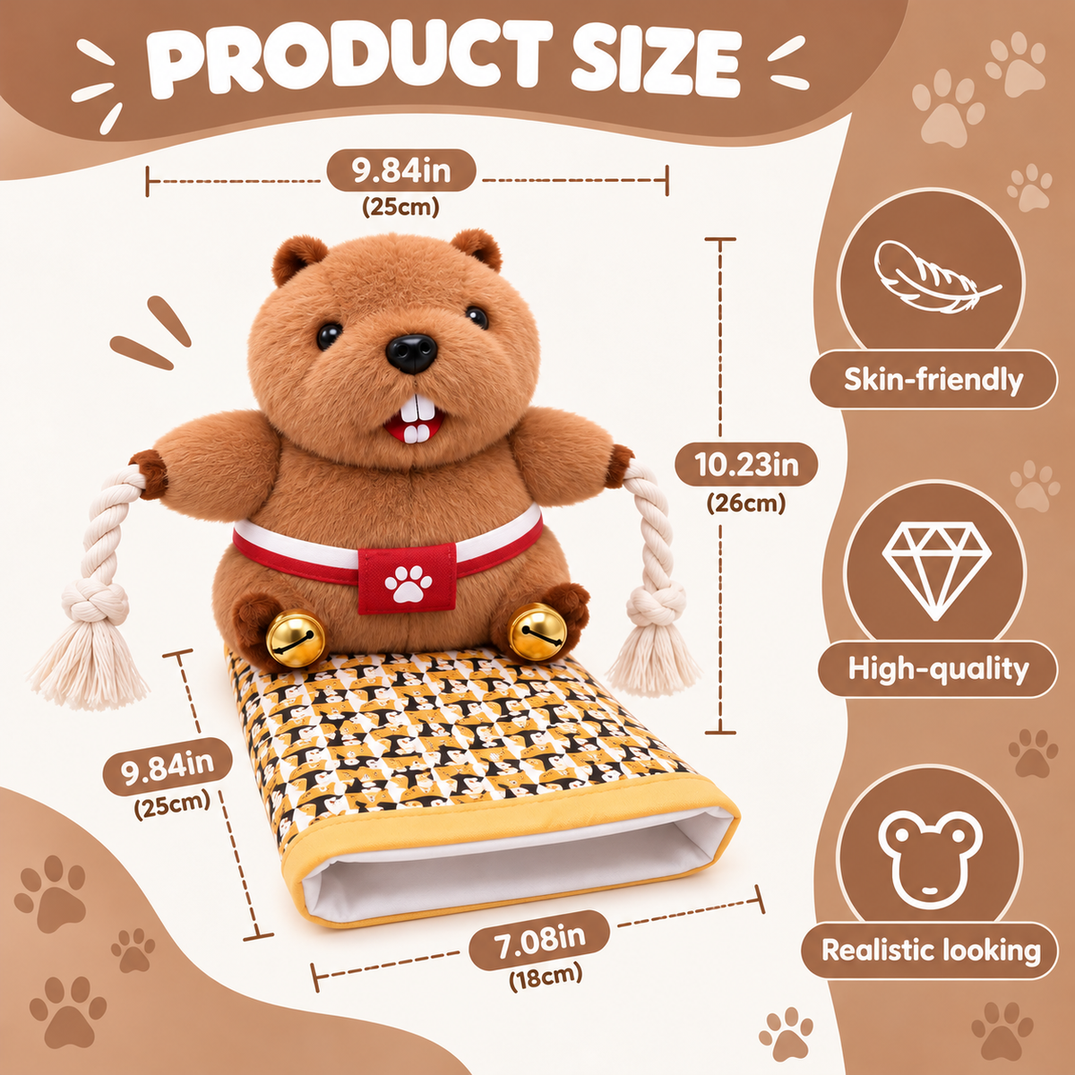PawTug™ — The Interactive Beaver Toy for Cats