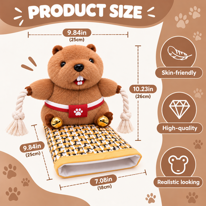 PawTug™ — The Interactive Beaver Toy for Cats
